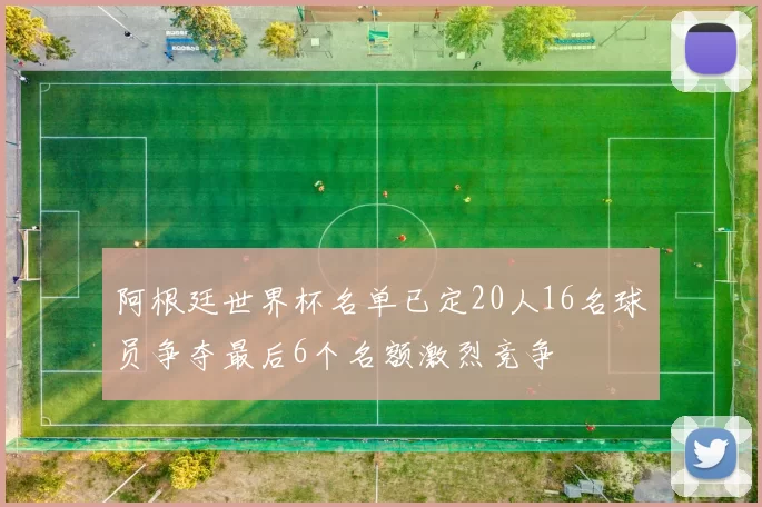 阿根廷世界杯名单已定20人16名球员争夺最后6个名额激烈竞争